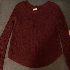 Maroon sweater